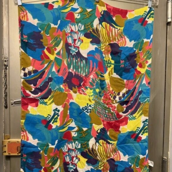 JCrew Tropical Floral tassel scarf / shawl - Picture 11 of 16